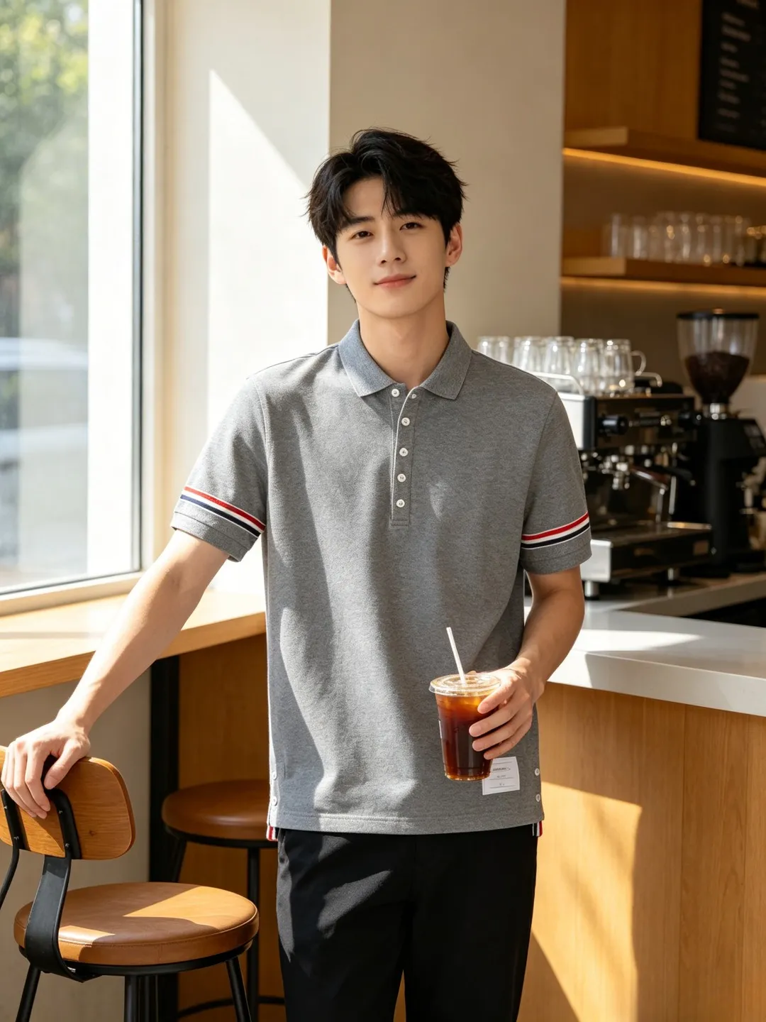 THOM BROWNE TB Polo